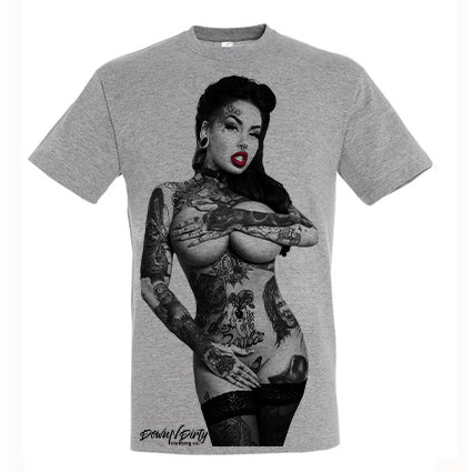 Naked Tattooed Model T Shirt image 0