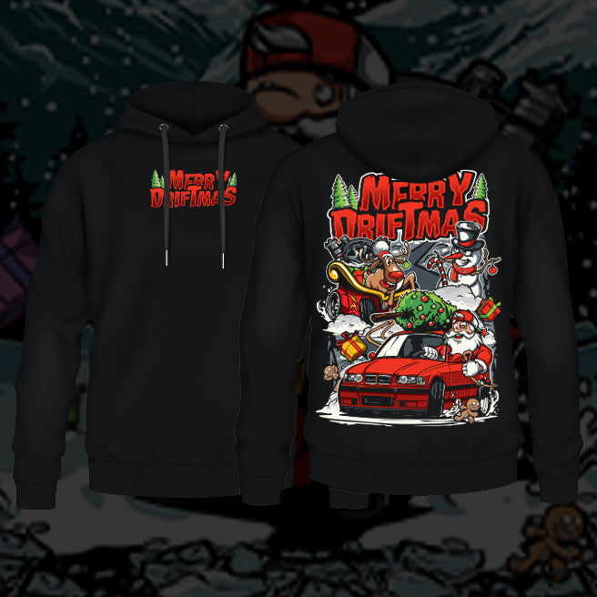 Merry Driftmas E36 Hoodie image 0