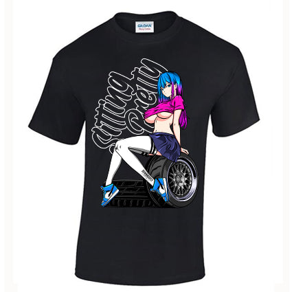 Sitting Pretty Anime T Shirt image 0