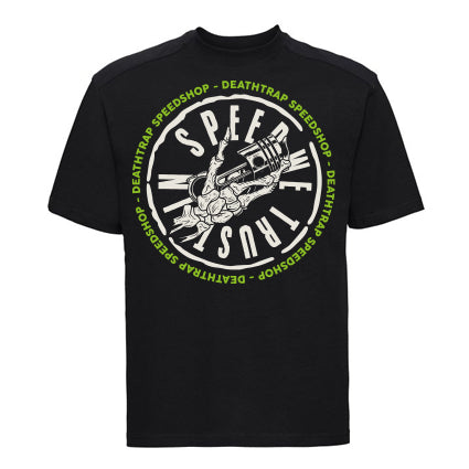 DeathTrap SpeedShop In Speed We Trust T Shirt image 0