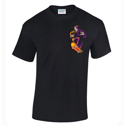 Deathtrap SpeedShop Skating Skeleton T Shirt image 1