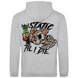 Static Til I Die Bear Hoodie