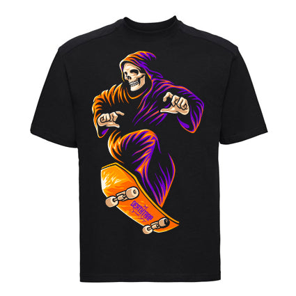 Deathtrap SpeedShop Skating Skeleton T Shirt image 0