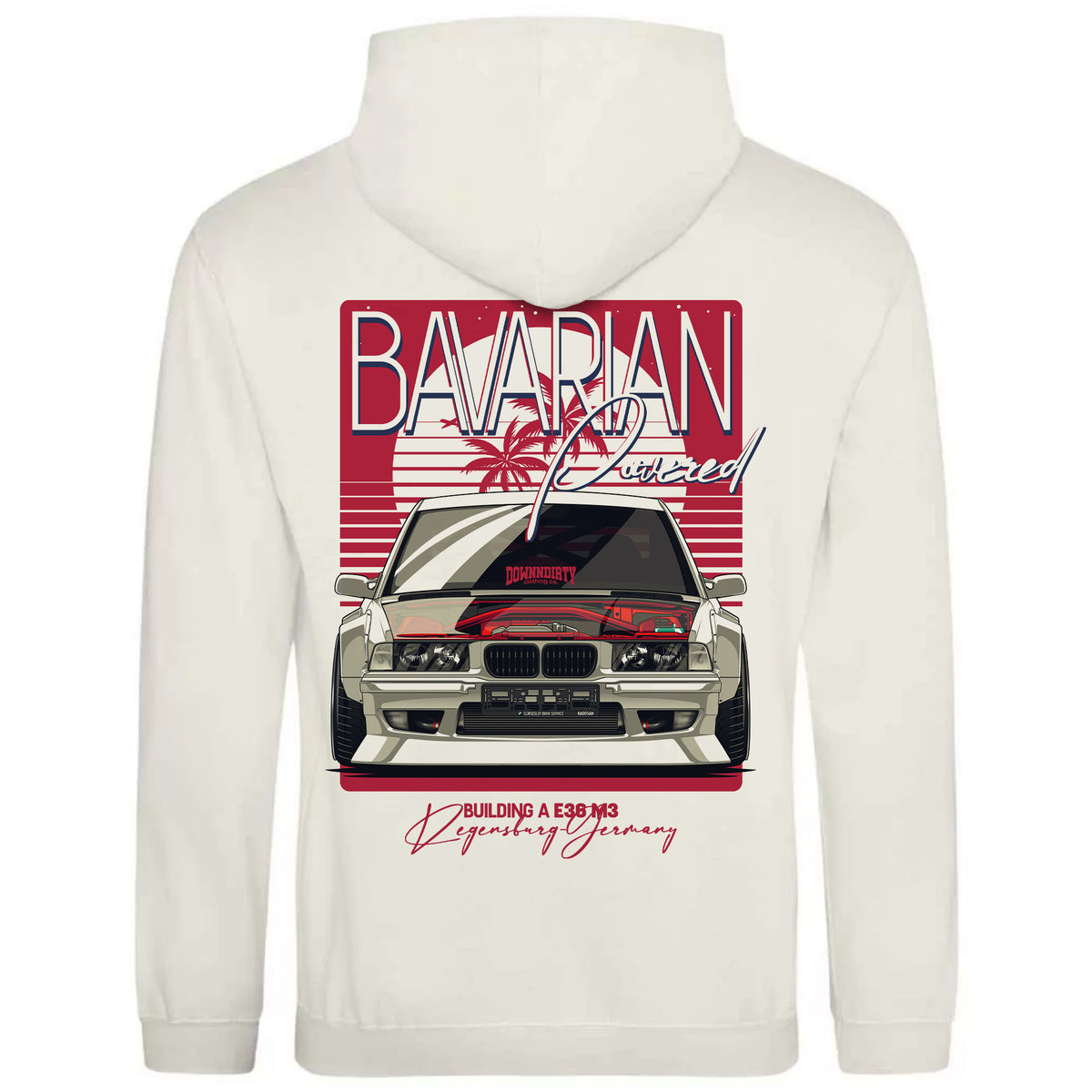 BMW E36 Bavarian Powered Hoodie image 0