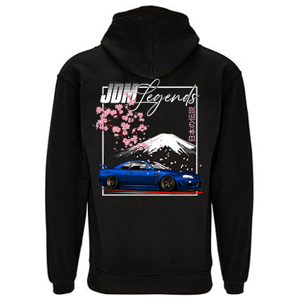 JDM Legends R34 Fuji Hoodie image 0
