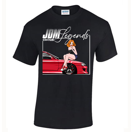 JDM Legends S14 200SX Anime T Shirt image 0