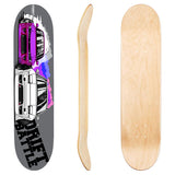 Drift Battle Skateboard Wallart