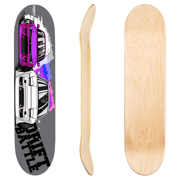 Drift Battle Skateboard Wallart image 0