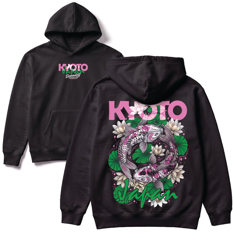 Kyoto Pink Koi Hoodie