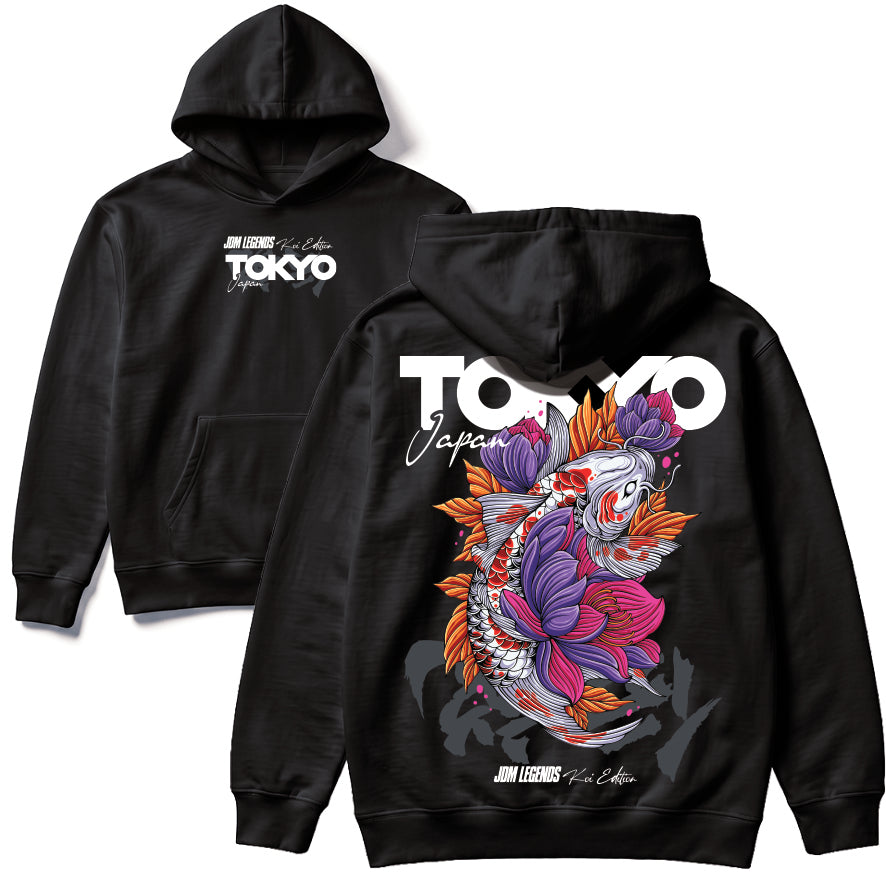 Tokyo Koi Pink Purple Hoodie