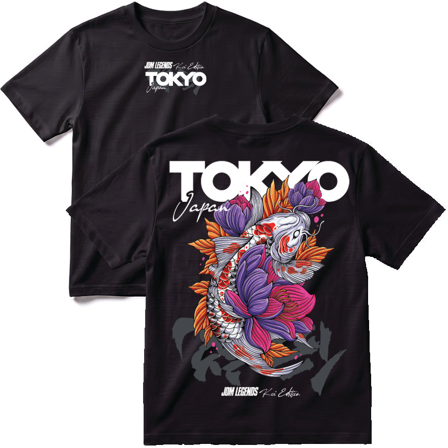 Tokyo Koi Pink Purple T-Shirt