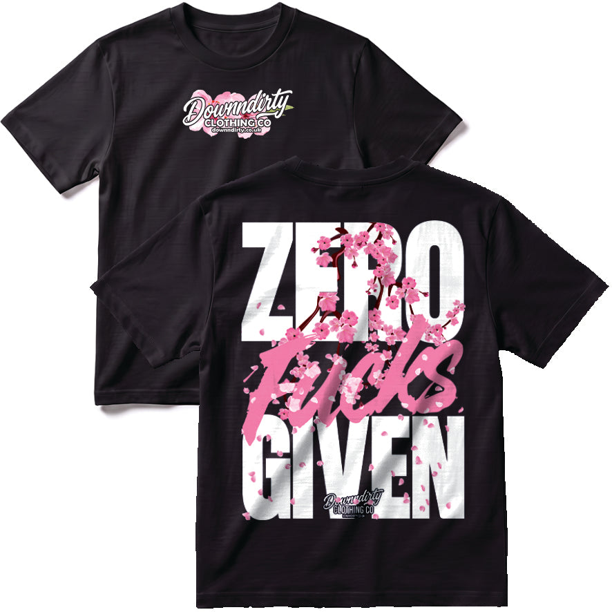 Zero Fu*ks Given Pink T-Shirt